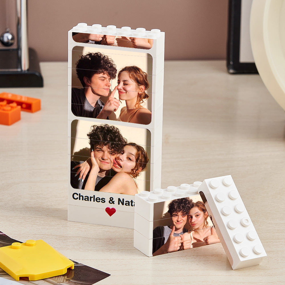 Personalised Photo Building Block Picture Brick Puzzle Gift for Lover