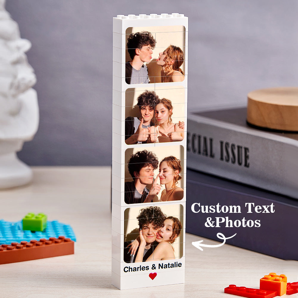 Personalised Photo Building Block Picture Brick Puzzle Gift for Lover