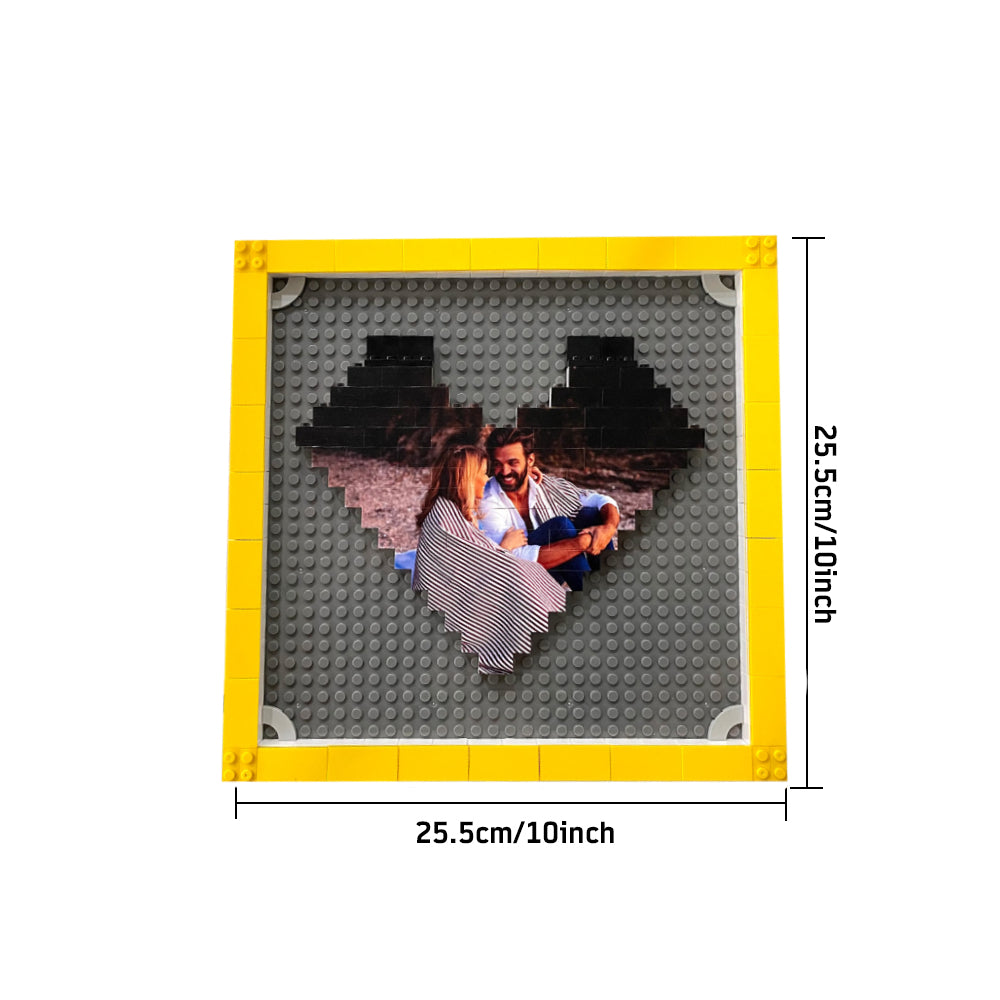 Personalized Building Brick Block Puzzles Picture Frame