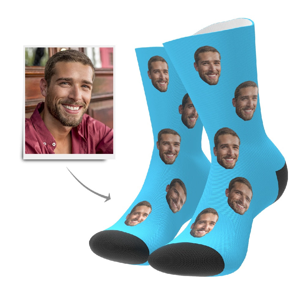 Custom Face Socks Personalised Photo Sock