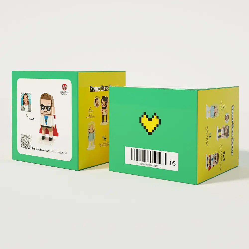 Fully Body Customizable French Bulldog 1 Dog Photo Custom Brick Figures Small Particle Block Brick Me Figures Customized French bulldog Only