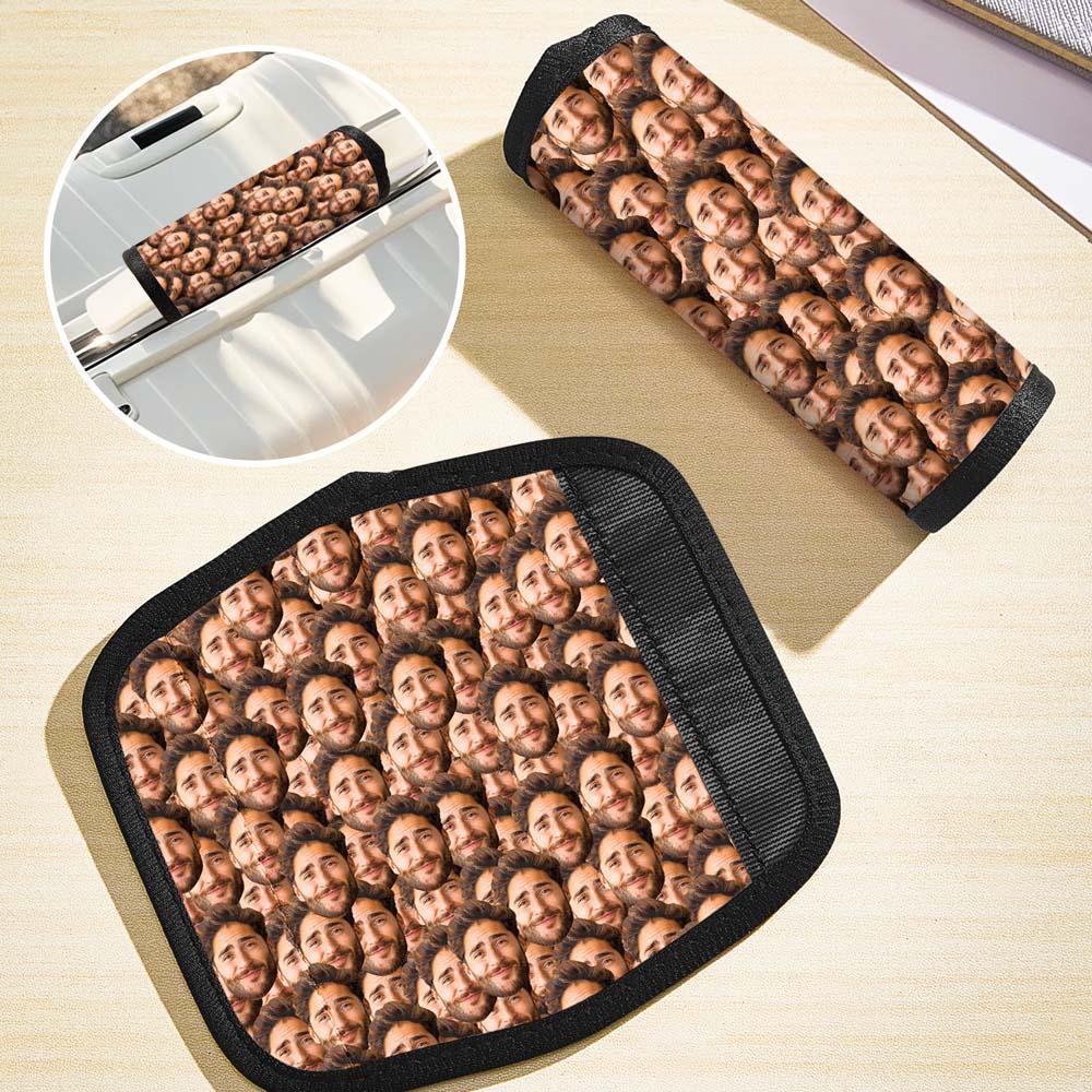 Personalised funny Luggage Handle Wraps Travel Accessories Gift for Travel Lovers