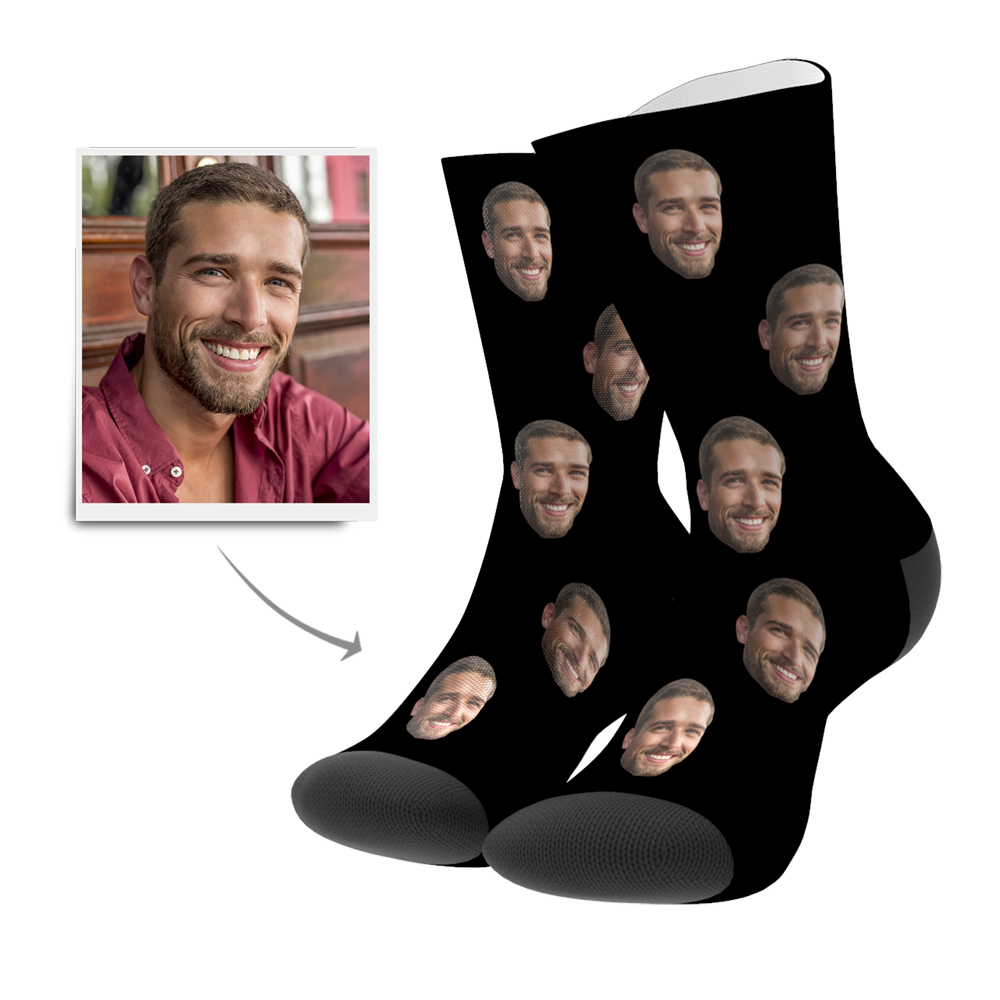 Custom Face Socks Personalised Photo Sock