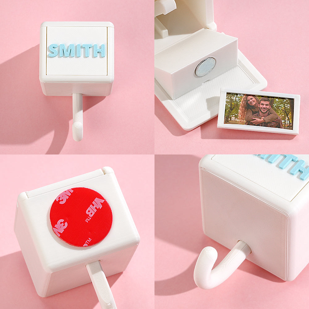 Personalised 3D Printed Gravity Hooks Home Decor Gift for Family