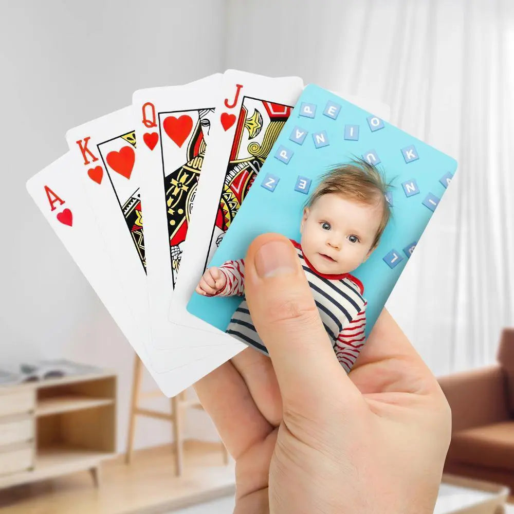 Personalised Poker Cards Custom Playing Cards with Photo