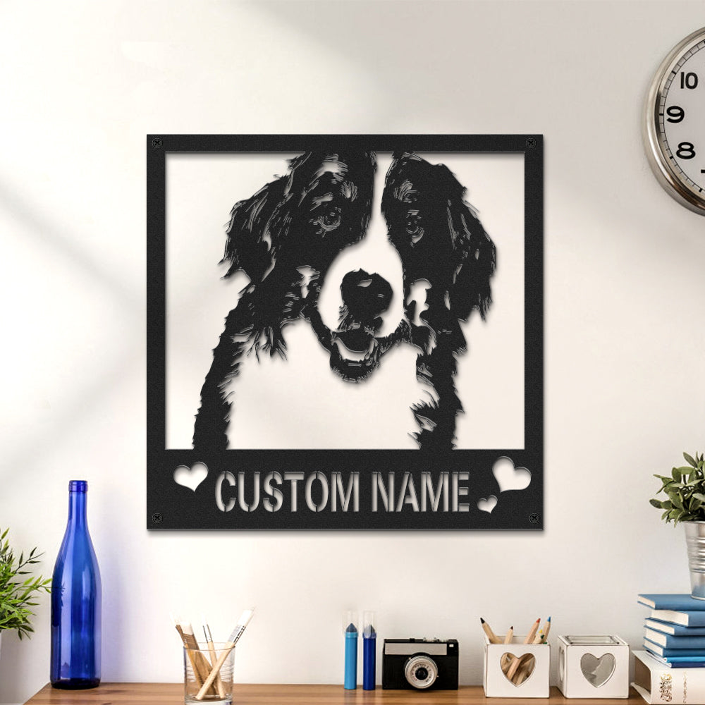 Custom Metal Sign LED Light Personalised Photo Sign Wall Art Home Decor Gift