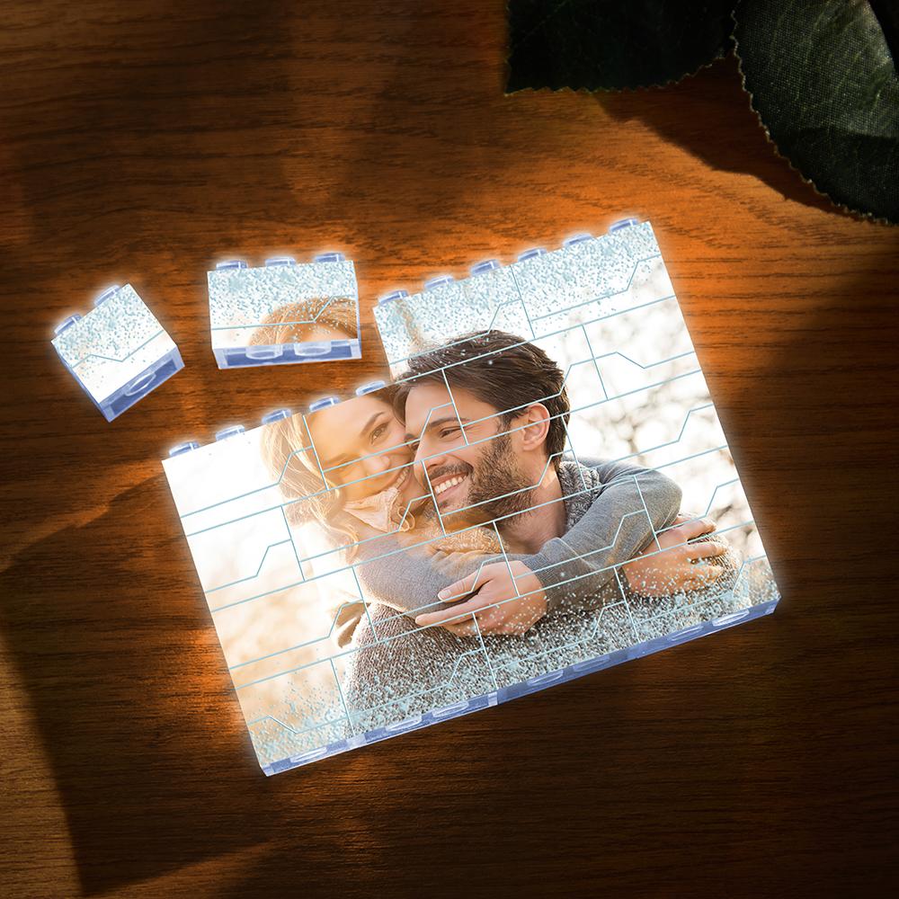 Custom LED Light Building Brick Light Up Photo Block