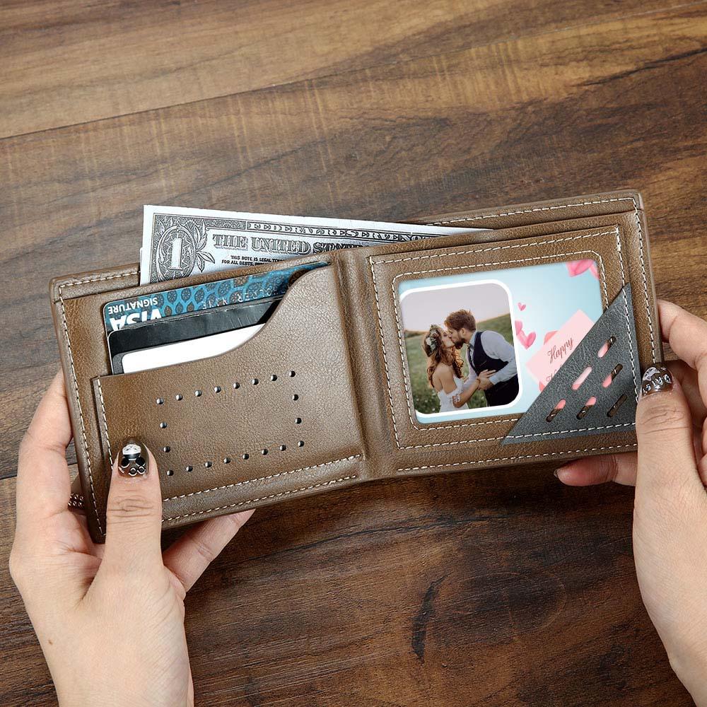 Custom Photo Wallet Insert Happy Valentine's Day Card