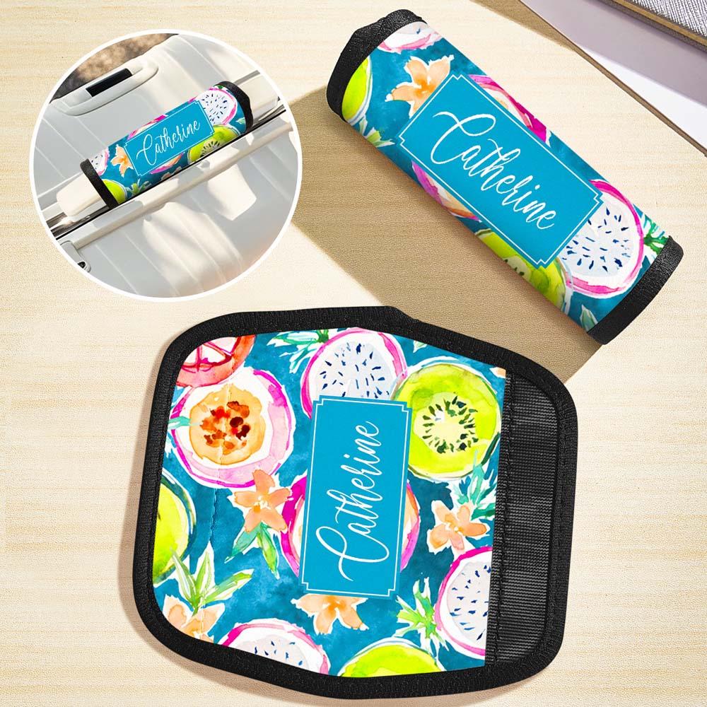 Personalised Vacation Element Luggage Handle Wraps Travel Accessories Gift for Travel Lovers