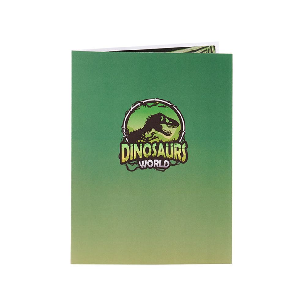 Tyrannosaurus Rex Dinosaur 3D Pop Up Greeting Card