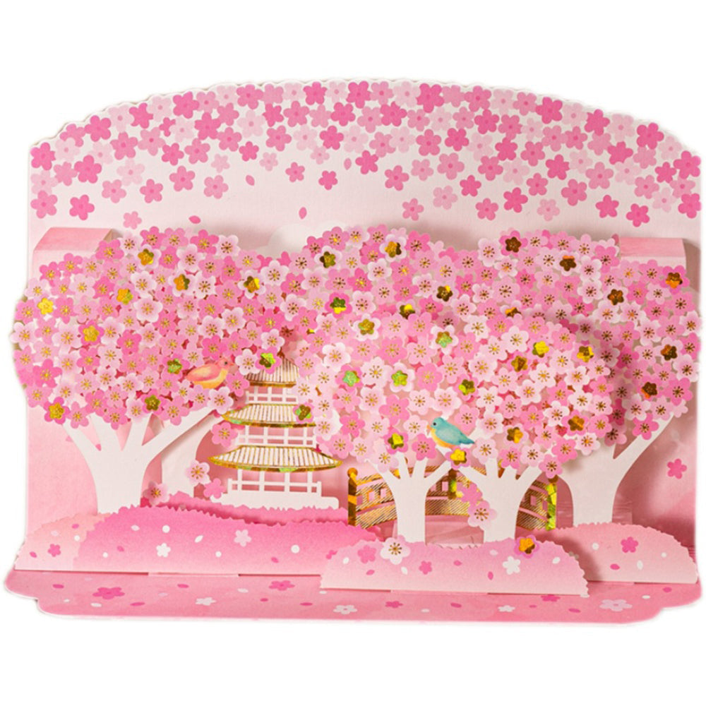 Creative 3D Pop Up Greeting Card Sakura Grove Card
