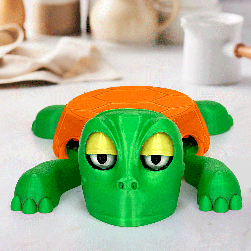 3D Printed Funny Turtle Coaster