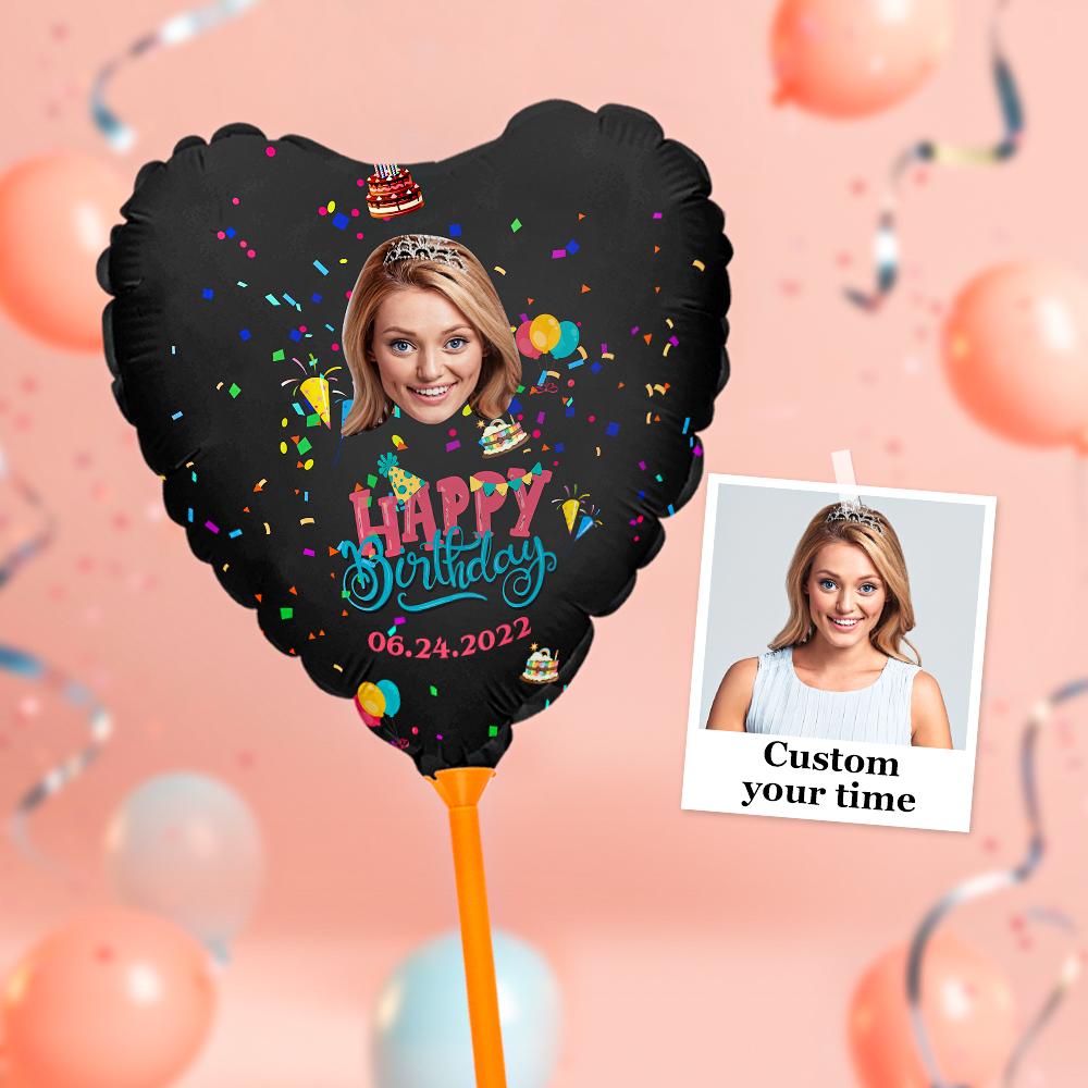 Personalized Photo Happy Birthday Balloons for Birthday Party Decoration Supplies