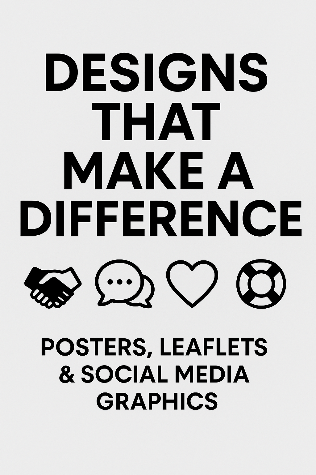 From Posters to Posts — Designs That Work-All available in digital format.