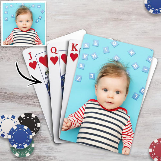 Personalised Poker Cards Custom Playing Cards with Photo