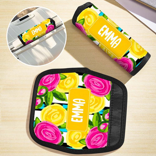 Personalised Vacation Element Luggage Handle Wraps Travel Accessories Gift for Travel Lovers