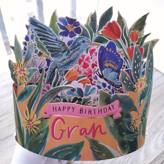 Creative 3D Pop Up Greeting Card Butterfly Flower Pop Up Card