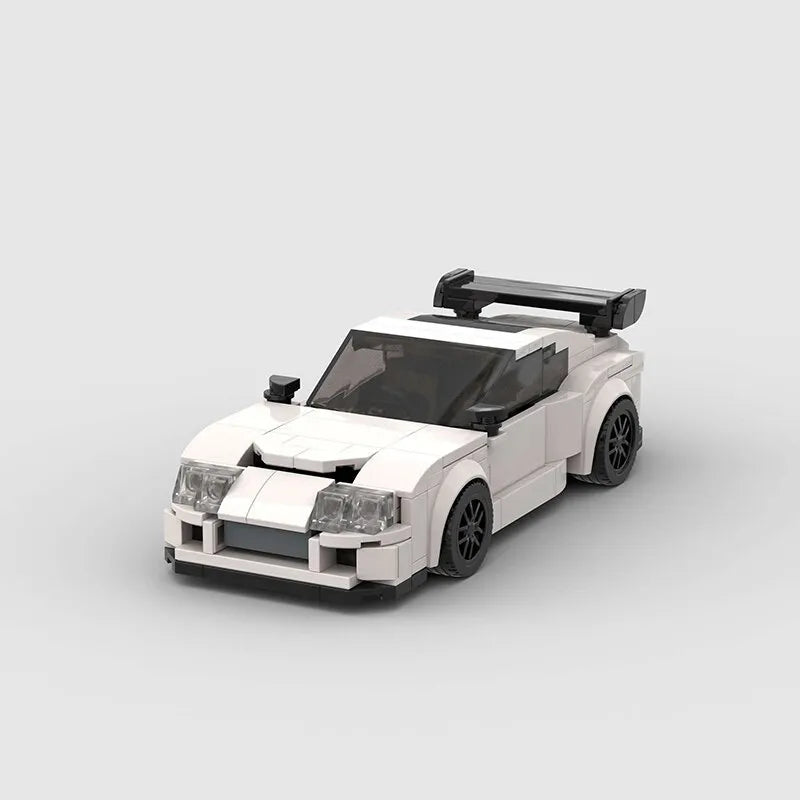 Creative Vehicle Racing Car Building Blocks Construction Toy Brick Figures Gift for Car Lovers